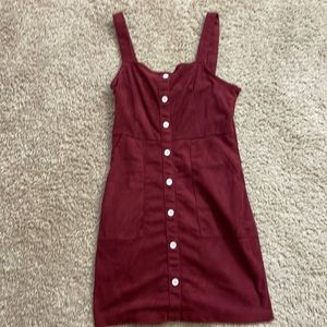 Girls maroon jumper SHEIN